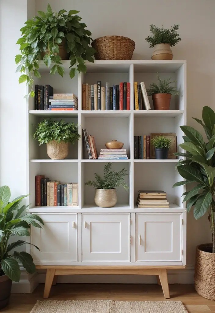 20 Cozy Living Room Decor Ideas That'll Make You Want to Stay In Forever! - 13. Stylish Bookshelves