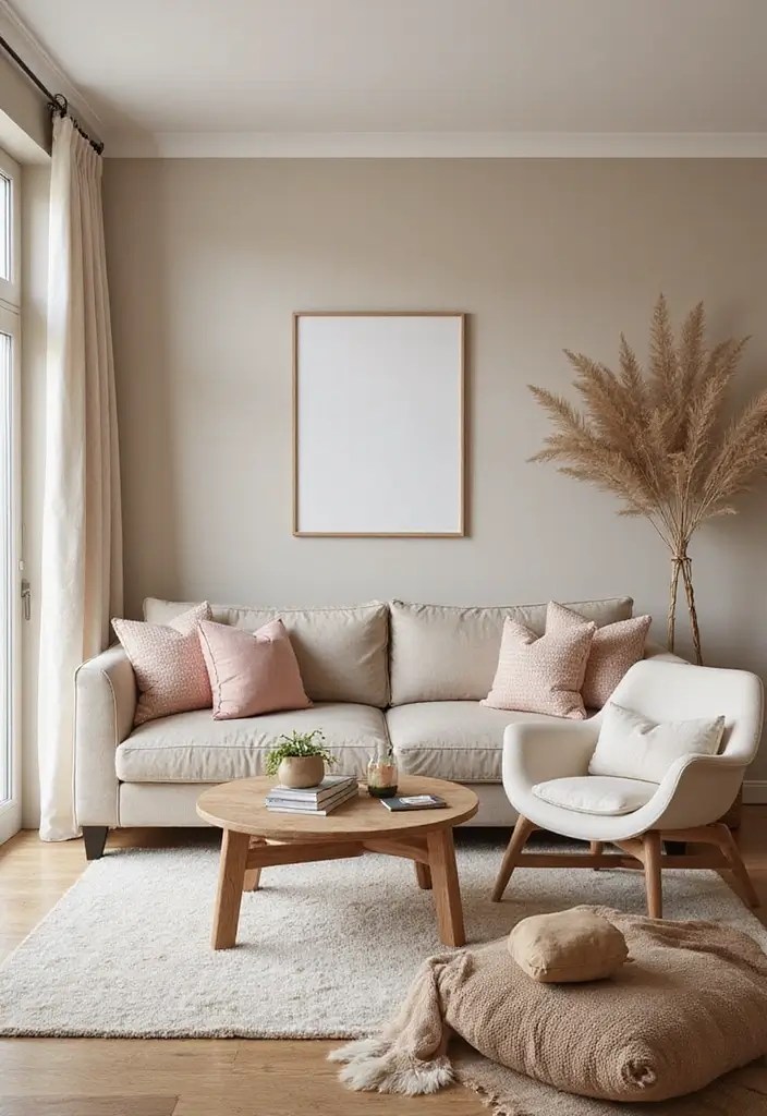 20 Cozy Living Room Decor Ideas That'll Make You Want to Stay In Forever! - 6. Soft Color Palettes